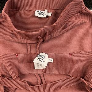 Princess Polly two piece cross halter neck set XS/S